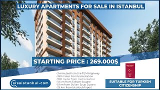 Luxury apartments for sale in Istanbul, Turkey
