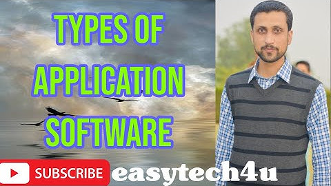 Types Of Application Software || Lecture 13 || 1st Year || Computer Science || Mubarik Siddique