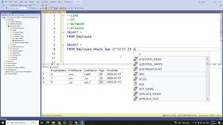 Explaining LIKE, IN, BETWEEN, and Aliases in SQL Server 2022: Essential Search and Filtering Comm...