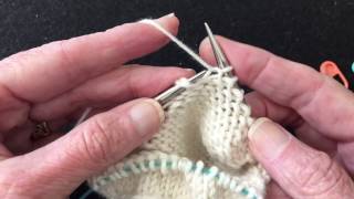 картинка: German Short Rows Heel (также известный как Boomerang, Jo Jo, Yo Yo Heel)