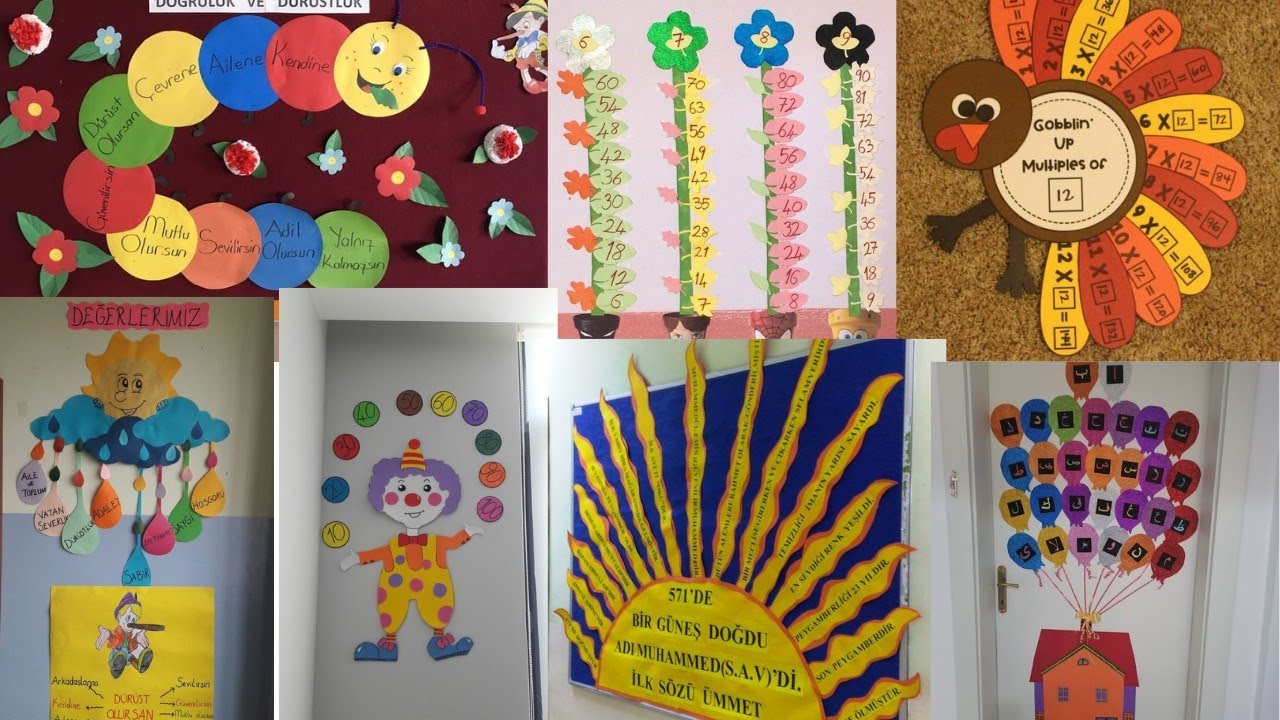 Pre Classroom decoration/DIY Nursery classroom decoration/Wall hanging