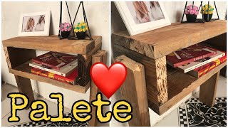 Criado Mudo De Paletes- Fabricia Rocha