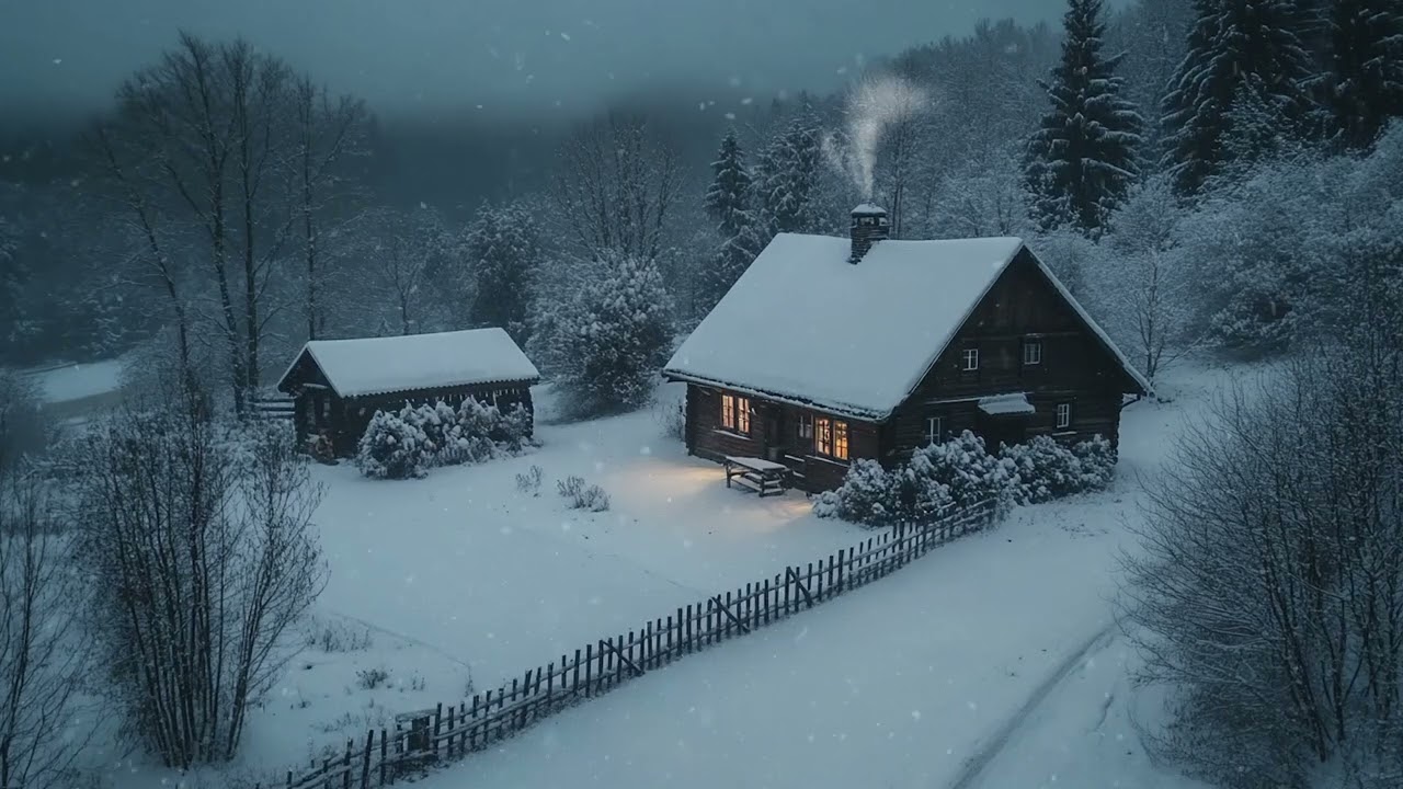 Blizzard Tranquility | Soothing Snowstorm Sounds for Deep Sleep