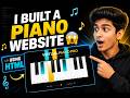 I Built a Piano Website Using HTML 😳