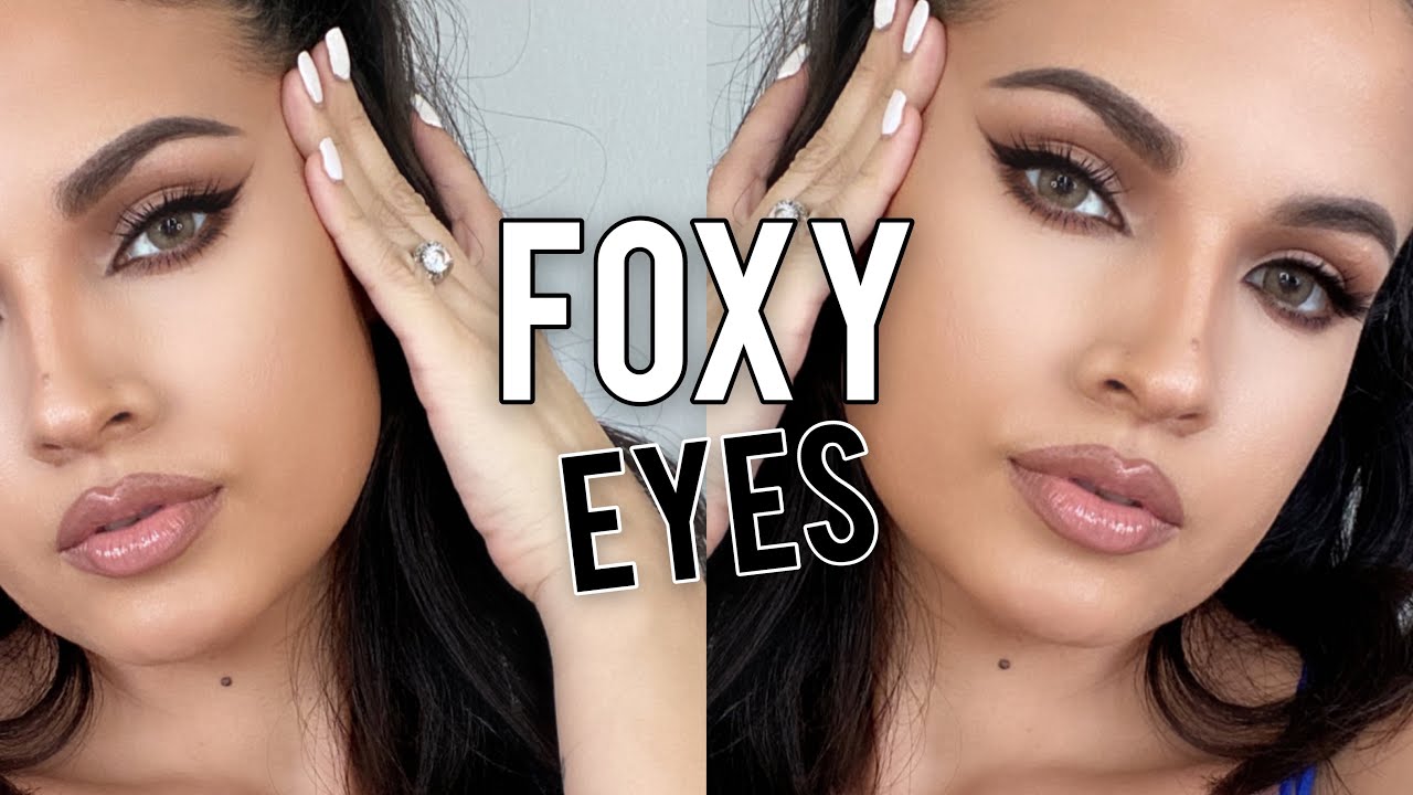 Mirada de Modelo  sin cirugía  Foxy eyes tutorial