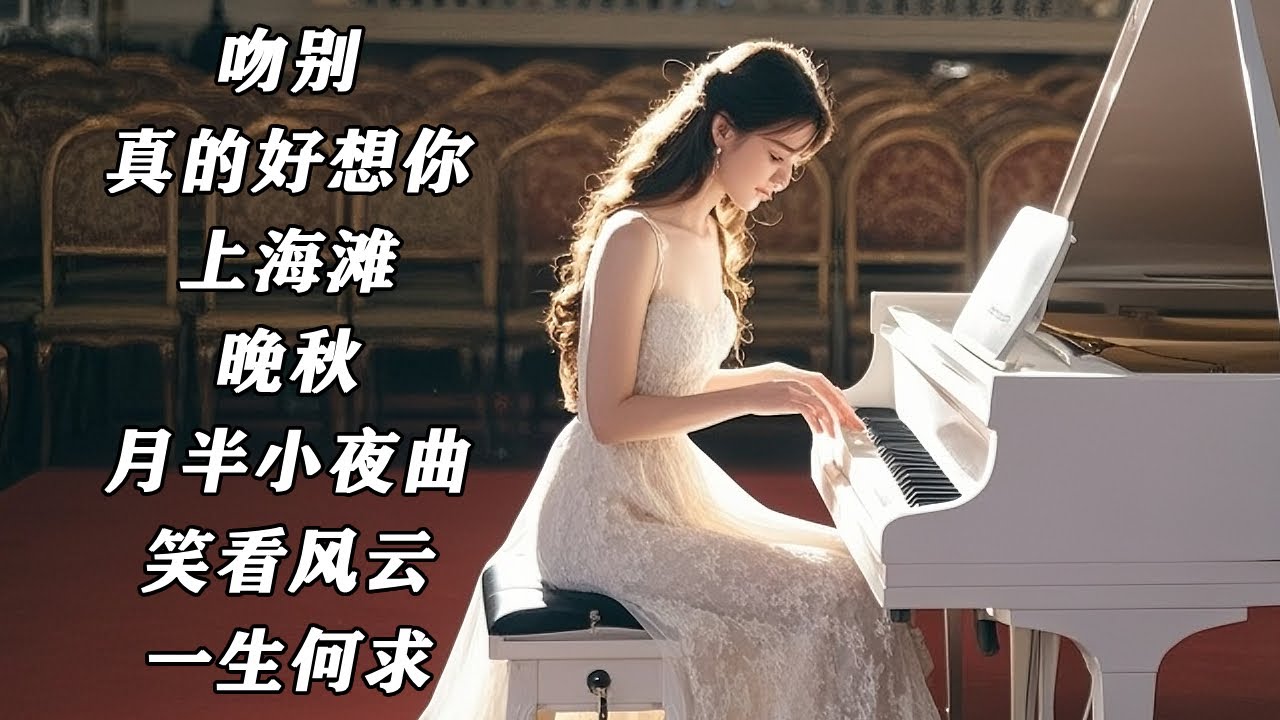 超好听！听港台经典老歌钢琴曲，回顾轰轰烈烈青年时光【睦芯钢琴】