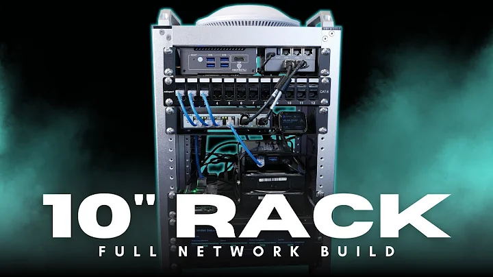 Mini 10-Inch Rack Full Network Build!