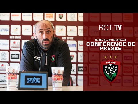 Conférence de presse d'avant-match J8 Toulon-Brive