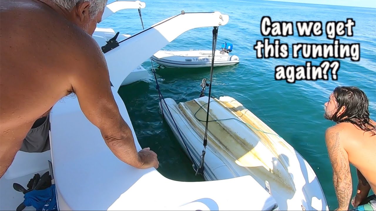 WHAT A FREAKIN DISASTER!!! Boat flips in big surf – Episode 187
