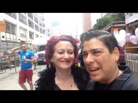 Rebecca Kaplan And Pamela Kaplan At SF Pride Parade