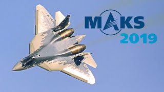 Су-57 - Самолёт С Большим Будущим. Макс-2019. Пилотаж Сергея Богдана