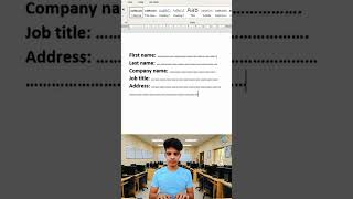 Try this amazing trick in MS Word😱#msword#office#document#trending