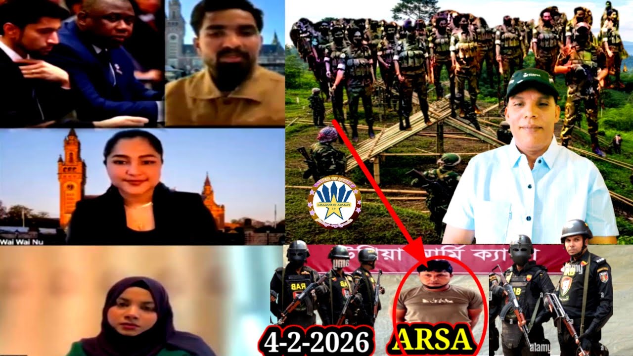4 February 2026 Rohingya Breaking News Update in Arkan Situation From @KINGDOMOFARKANTV 