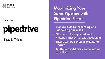 Maximising Your Sales Pipeline with Pipedrive Filters