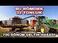 BU RÖMORK 32 TON ALIYOR !! || TRAKYA'DA ÇELTİK HASADI  - İlkan Yaman Organik Tarım İşletmesi