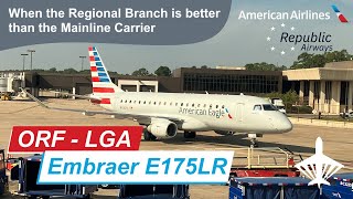 TRIP REPORT | American Eagle AA4752 | Norfolk - New York | Embraer E175 | N430YX | Economy Class