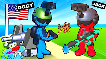 OGGY AND JACK PLAYING FIGHT FOR AMERICA GAME AGAIN