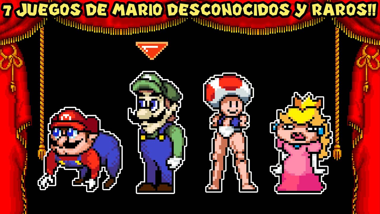7 Videojuegos de Mario que No Creerás que Existen - Pepe el Mago