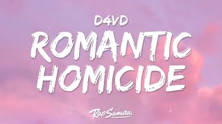 d4vd - Romantic Homicide (Lyrics)  | 1 Hour Sad Love Songs 2023