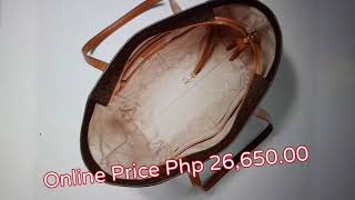 Micheal Kors Carine Medium Logo Tote Bag Style#30S1GCCT3B