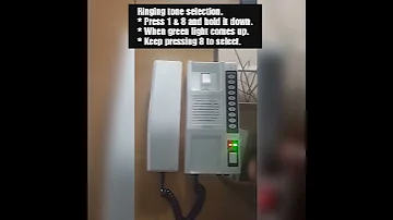 WIRELESS INTERCOM RINGING TONES 