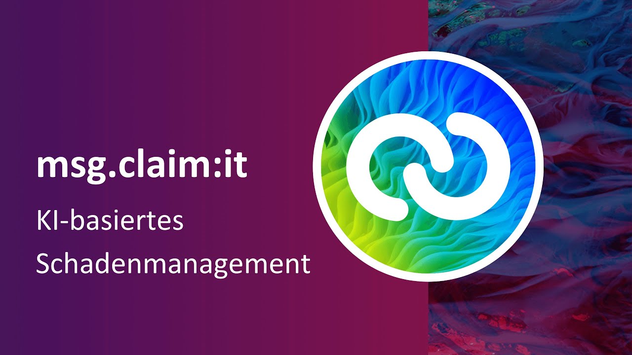 KI im Schadenmanagement mit msg.claim:it