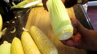 How to clean Corn on Cob the EASY way