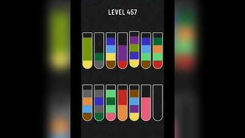 Water sort puzzle level 457