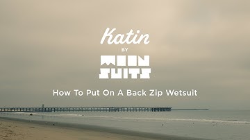 Katin X Moonsuits - How to put on a back zip wetsuit