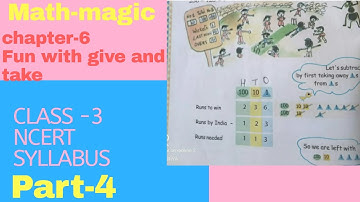 EASY WAY OF LEARNING|| NCERT Syllabus| MATH-MAGIC| CLASS-3| Fun with Give and Take| CHAPTER-6| part4