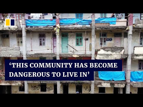Crumbling block in Mumbai is home to hundreds of India’s civil servants seeking affordable housing
