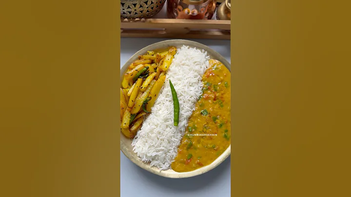 Ep. 30 | BIHAR FOOD SERIES | Bihari comfort Thali - दाल भात भुजिया #humbiharsehain #shortsfeed