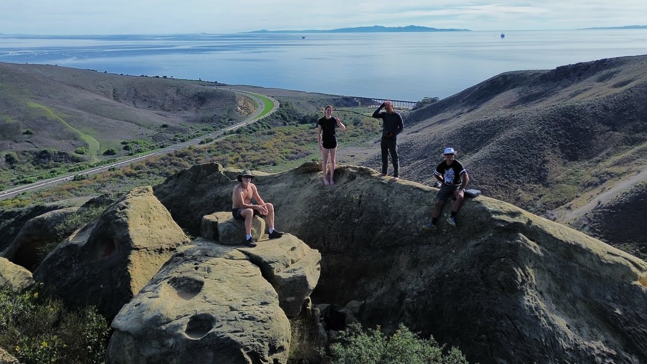 Gaviota Wind Caves: Boulder Climbing & Group Hike  [4K] 