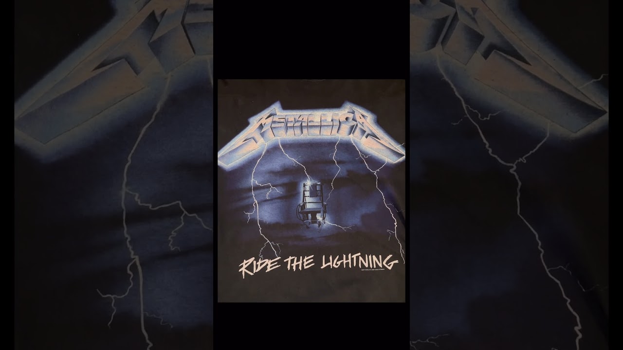 🔴Metallica Vintage Ride The Lightning T-Shirt Officially Licensed🔴