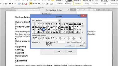 09 Customising Bullets and Numbers