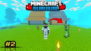 I bild my new and first house (in Minecraft pocket edition ep #2 )