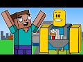 BLOCK SQUAD MEETS THE BLOX BUDDIES (Minecraft and Roblox Animation)