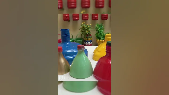 DIY Colorful Flower Tower Pots From Old Plastic Bottles , Tower Garden Idea - DayDayNews