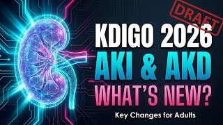 KDIGO 2026 AKI Updates DRAFTS focused on adults #medical