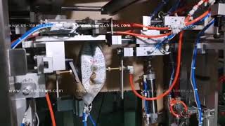 Mini type automatic 4 linear weighing filling heads nuts bean rice premade bag pouch filling sealing