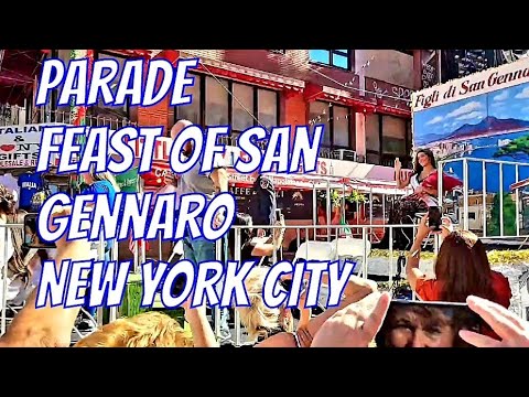 🇮🇹 GREAT PROCESSION of the Feast of San Gennaro NYC - YouTube