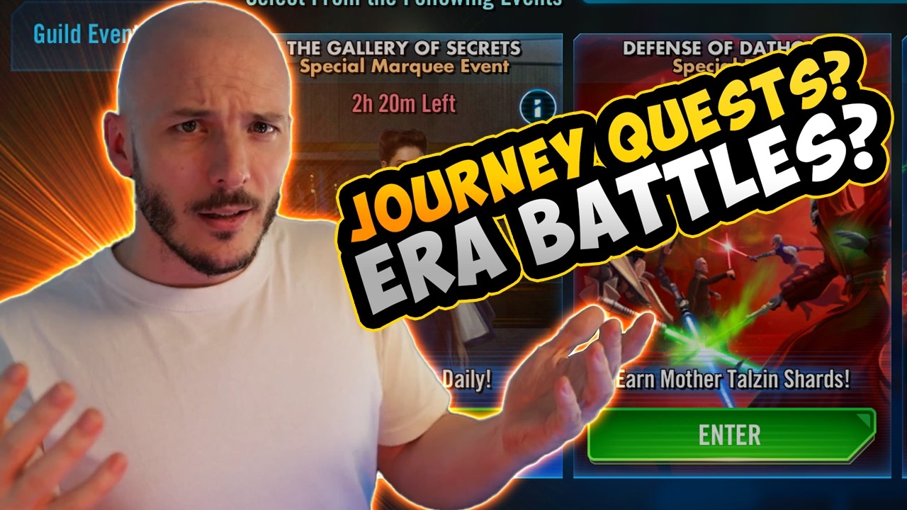No journey quests? No era battles?