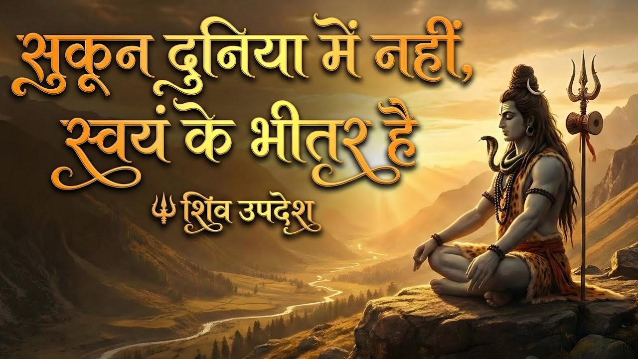 मन शांत कैसे रखें? भगवान शिव का अद्भुत उपदेश | Mahadev Motivation Shiv Updesh in Hindi by Jk Bhakti 