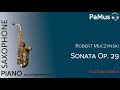 Robert Muczynski: Sonata Op. 29 for saxophone and piano