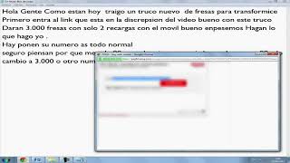 Hack de fresas Ilimitadas Transformice 2018
