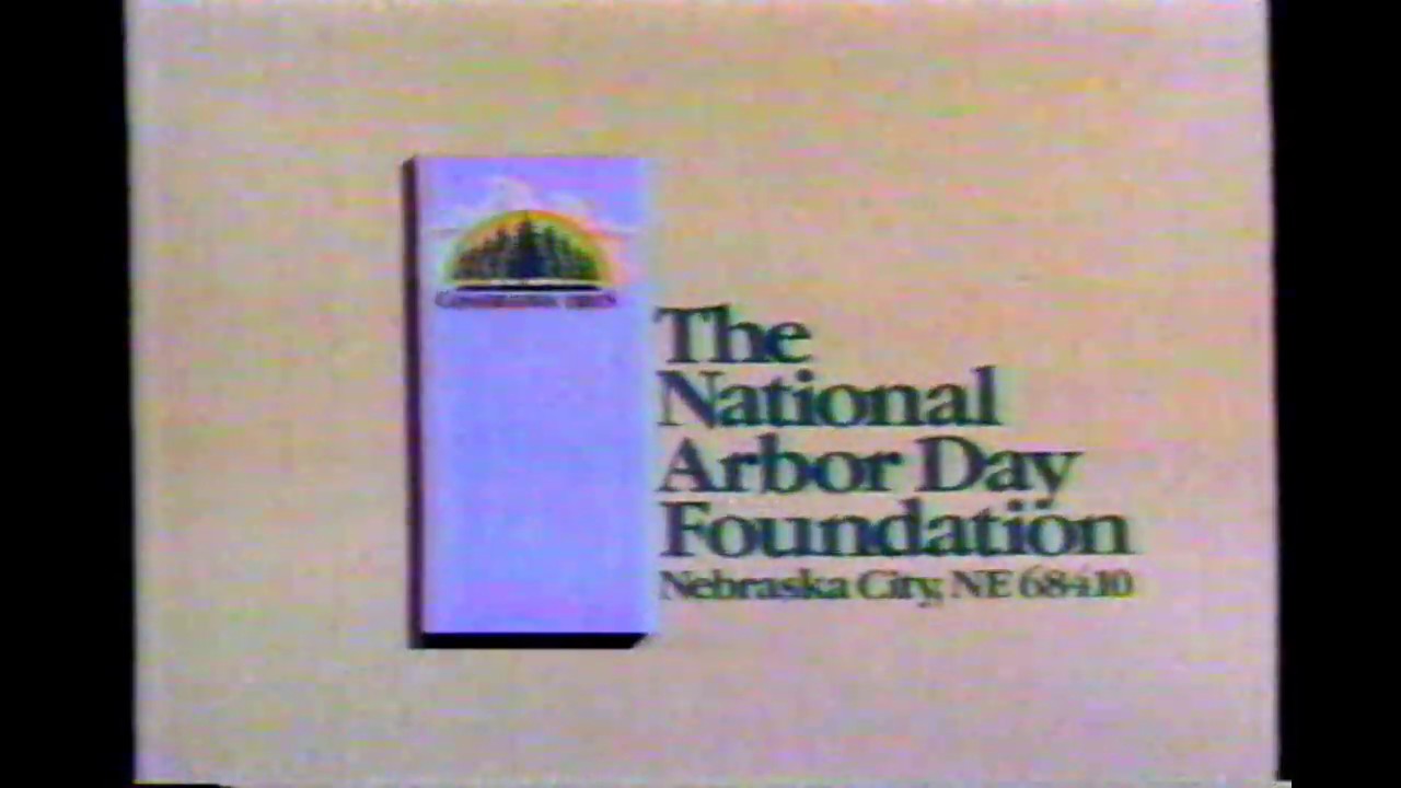 1989 The National Arbor Day Foundation Conservation Trees Commercial