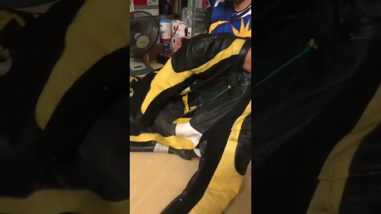 Polish Racing suit leather mengunakan jenama Perma Glass