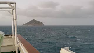 Onboard the CMA CGM Georgia Close to Rodondo Island