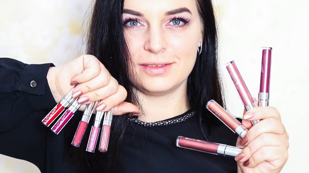 Металлические КолорПОПЫ и матовые КолорПОПИКИ | Свотчи помад Colourpop ...