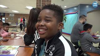 B.j. Ward Students Enjoy Breakfast With A Buddy